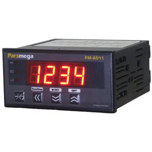 پنل میتر با خروجی رله PM‑AD11R (نمایشگر آنالوگ)‫